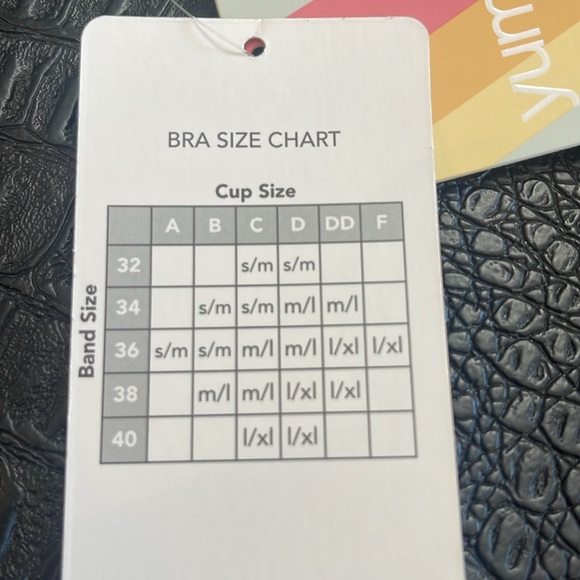 Yummie Black Sports Bra Top Cotton Rib Seamless Size L /XL - Picture 8 of 8
